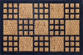 Lábtörlő Kültéri Kókusz 40X60 Cipőhöz Barna Bejárati