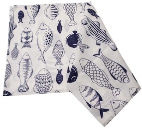 Halak vízálló asztali futó, 40 x 140 cm