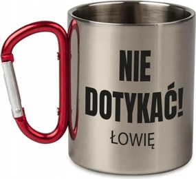 Fém Bögre Karabinerrel, Ne Érintse Meg A Horgászatot 300 ML