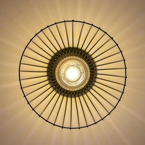 Brilagi - LED felületre szerelhető csillár CERIA WIRE 1xE27/40W/230V Ø 30 cm fekete