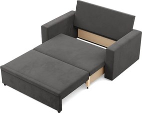 Zeus kanapé, szövet anyag, hab töltet, egyenes kartámasz, szürke