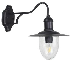 BOWI Kültéri fali lámpa TANGIA 1xE27/60W/230V IP44 fekete BW0291
