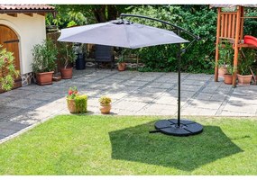 Happy Sun fekete napernyő talapzat nélkül, ø 300 cm - Bonami Essentials