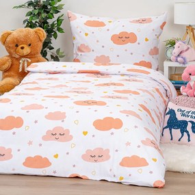 4Home Pink Clouds pamut ágyneműhuzat