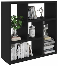 fekete szerelt fa fali polc 45,1 x 16 x 45,1 cm