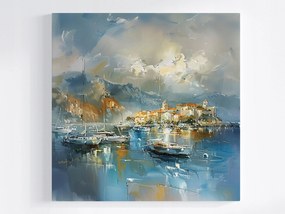 Vászonkép Canvas Város Horvátország Tenger Marina Port Jacht 40x40