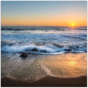 Poszterek 100x100 Naplemente Tengerpart