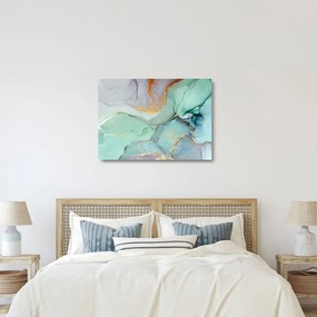 Absztrakt kép (üvegen) (70x50 cm)