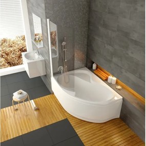 Ravak CM21000000 - Sarokkád ROSA 160x105 cm akril/fehér