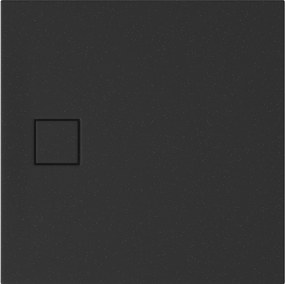 Cersanit Tako négyzet alakú zuhanytálca 90x90 cm fekete S932-166