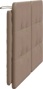 cappuccino színű műbőr fejtámla párna Zadar 120 cm