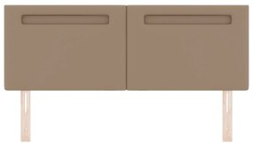 Fejtámla Egyszerű Design Kávébarna 140 cm Műbőr