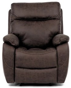 Relax fotel vezeték nélküli elektromos vezérléssel, barna vintage szövettel. TV-4094 BR3