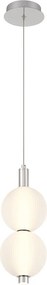 Quintiesse modern függeszték palmas fehér polírozott nikkel elsqn-palmas-2mp-pn