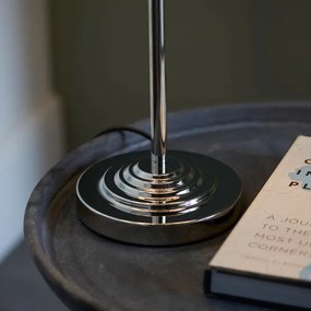 Endon 99149 - Asztali lámpa HIGHCLERE 3xE14/18W/230V szürke/fényezett króm