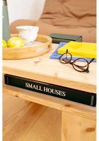 Natúr színű borovi fenyő dohányzóasztal 45x68 cm Japan – Karup Design