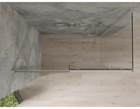 Mexen Omega zuhanykabin 160x90cm, 8mm üveg, króm profil-átlátszó üveg, 825-160-090-01-00