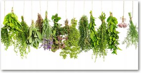 Fotó üvegkép Gyógynövények a zsinóron 140x70