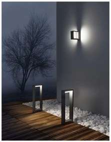 Nova Luce kültéri fali lámpa, szürke, 3000K melegfehér, beépített LED, 1x7W, 560 lm, 819503