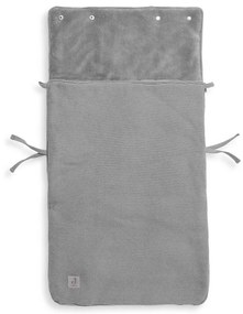 Jollein Jollein - Autósülés tartó fleece BASIC KNIT 42x82 cm Stone Grey FBB0286