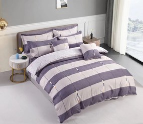 3 részes lepedők Krepp polycotton Luisa tejszínes 200x140cm+90x70cm TiaHome