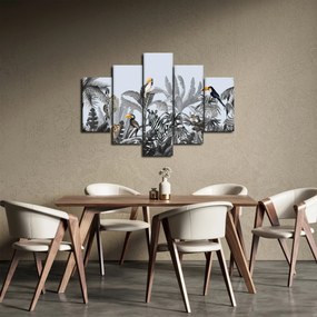 Kép - Illusztrált dzsungel (150x105 cm)