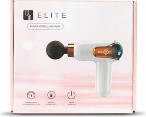 Masszázspisztoly 3 cserélhető fejjel sötétkék színben – ME-MG08