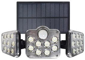 LED Napelemes reflektor mozgásérzékelővel LED/20W/3,7V 1200 mAh IP44 + távirányító