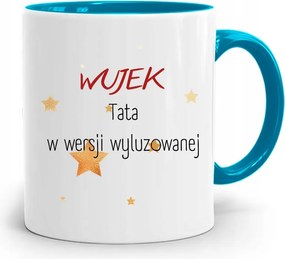 Kék Bögre Apa Bácsinak Laza Változatban, fényképes nyomattal