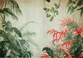 Flizelin fotótapéta Trópusi paradicsom pálma levelek Liana 416x254 +ragasztó