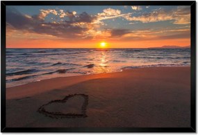 Poszterek keretben 60x40 Nőnap Ajándék Love