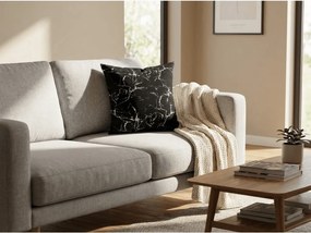 Szett 2 db díszpárnahuzat mikroszálas TEMPESTA 45x45 cm, fekete