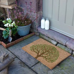 Kókuszrost lábtörlő 60x90 cm Tree of Life – Artsy Doormats