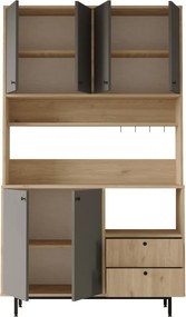Konyhaszekrény, 120 cm – RE7-SA