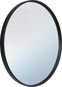 Tükör Kerek fekete keretes falikép nagy Loft 50 cm