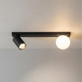 BRILAGI - SELE BALL spotlámpa 1xGU10/30W/230V + 1xG9/10W fekete
