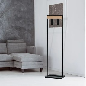 Állólámpa WEST 2xGU10/25W/230V fekete