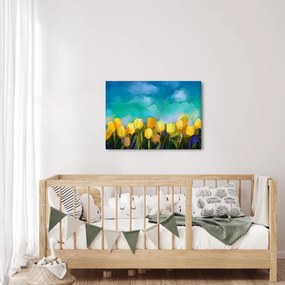 Sárga tulipán képe (70x50 cm)