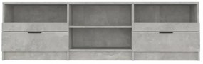 betonszürke szerelt fa TV-szekrény 69,5x30x50 cm