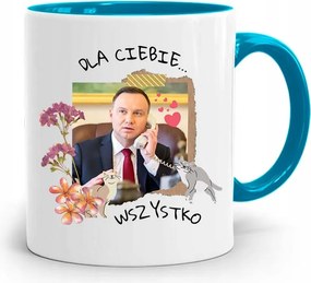 Kék Bögre Elnök András Duda Az Ön Számára