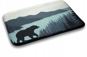 Fürdőszobaszőnyeg nedvszívó Medve erdő 75x45 cm
