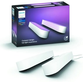 Philips - 2x LED RGB állítható asztali lámpa Hue AMBIANCE LED/6W/230V fehér