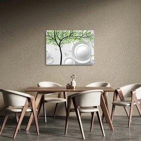 A művészi absztrakció képe (üvegen) (70x50 cm)