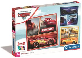 Disney Verdák Rivals 3x48 db-os puzzle Clementoni