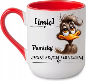 Coffee bögre "Emlékezz, limitált kiadás név" Piros 330