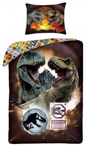 Jurassic World Dangerous Creatures ágyneműhuzat 140×200cm, 70×90 cm