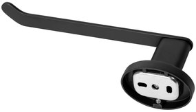 Falra szerelhető wc papír tartó Black 322186