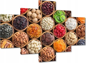 Vászonkép 100x70 Bakalie és dió