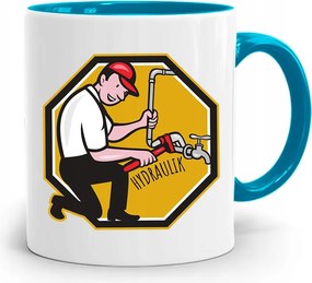 Kék Bögre Ajándék Vízvezeték Szerelőnek Legjobb nyomott mintával