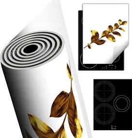 Tűzhelyvédő Szőnyeg Asztali Dekoráció 40x52 fehér arany virág